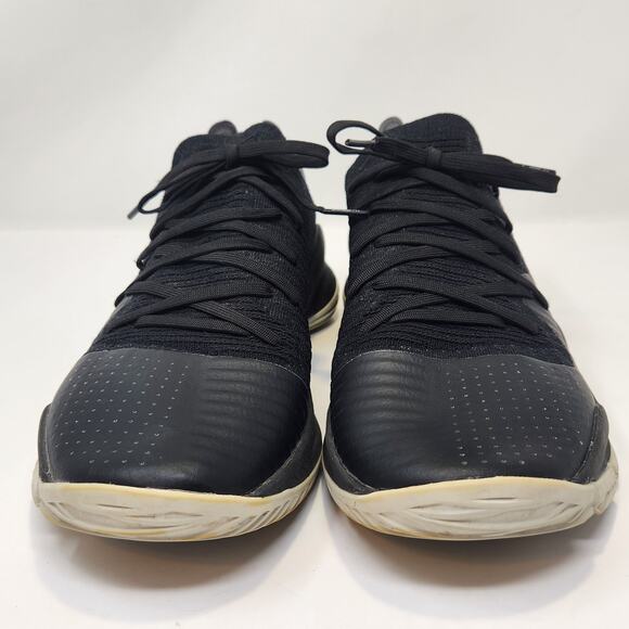 Under Amour Curry 4 Low Black Basketball Shoes Men Size 9.5 Athletic Sneakers - Picture 3 of 9